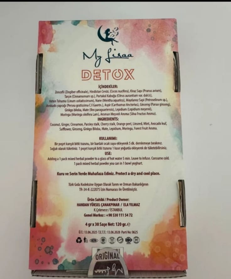 My Lisaa Herbal Detox Powder – Forest Fruit Flavour | 30-Day Cleanse