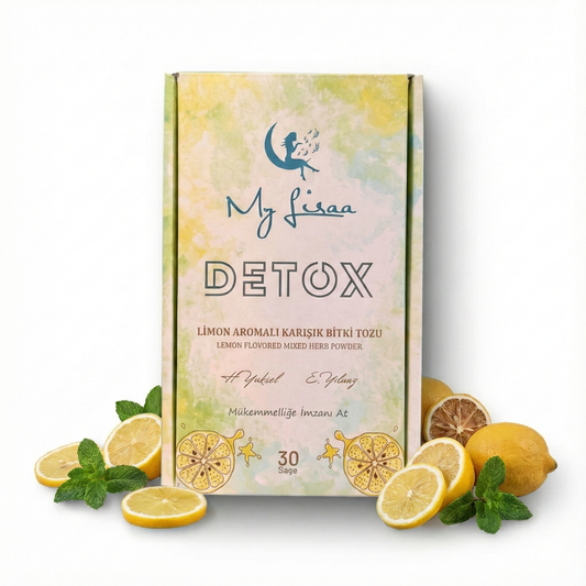 My Lisaa Detox – Kräuterpulver-Mischung mit Zitronengeschmack (30 Beutel)