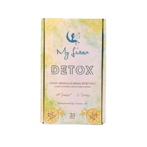 My Lisaa Detox – Kräuterpulver-Mischung mit Zitronengeschmack (30 Beutel)
